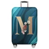 Luggage Cover Stretch Fabric Suitcase Protector Case Gold Letter Series Pull Rod Baggage Dust Case Covers for18-32 Inch Suitcase 6