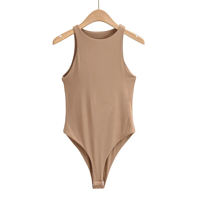 Women body suit casual Sexy Slim beach Jumpsuit Romper girl Bodysuit solid suit clothes clothing catsuit top 2023