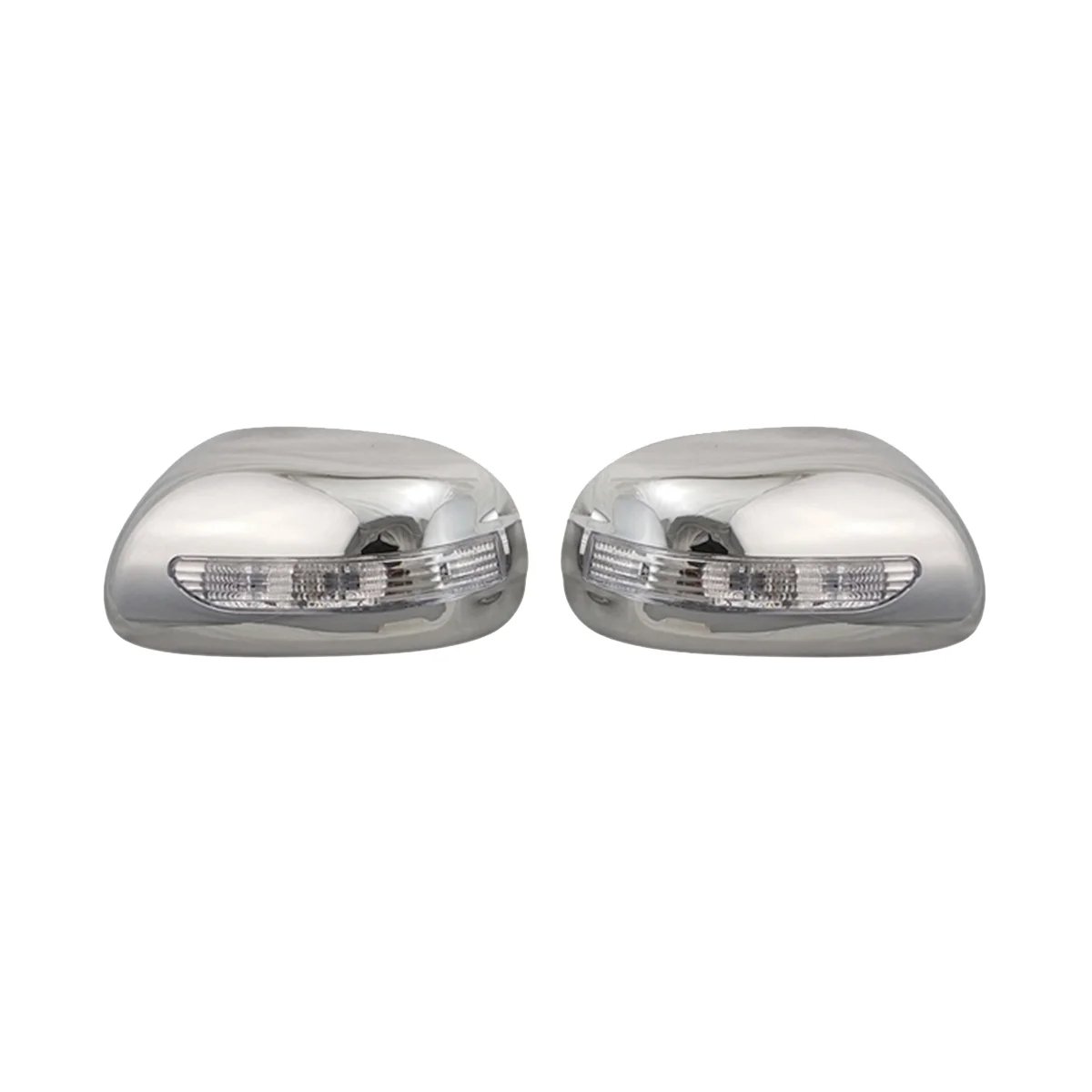 

2 Pack 2009-2013 for Cars Chrome Plated Side LED Light Mirror Cover Molding Trim