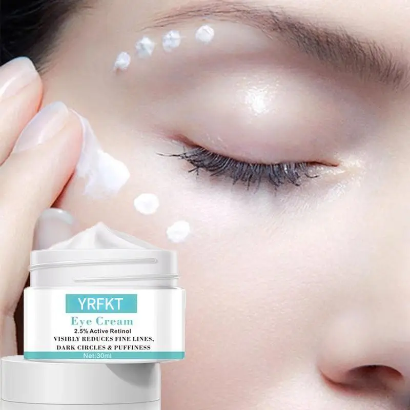 2.5% Active Retinol Eye Cream Anti Wrinkle Reduce Fine Lines Improve Dark Circles Anti Puffiness Anti Aging Eye Skin Care