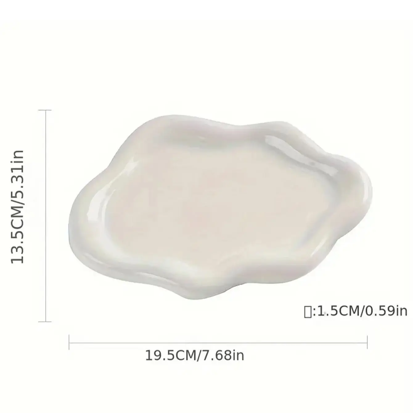 Vassoio di gioielli in ceramica popolare eco-friendly Logo personalizzato di alt