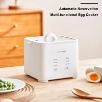 220V Home Appointment Breakfast Machine 300W Automatic Steamed Boil Breakfast Machine Reservation Soft Boiled Eggs Cooker 2