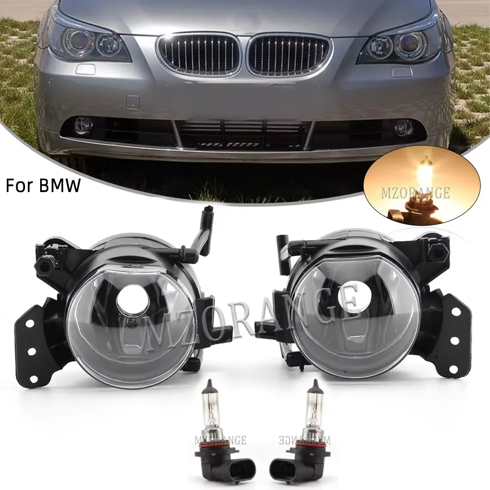 Fog lights Fog Lights For BMW E60 E90 E46 E63 E61 323i 325i 525i Headlight LED Fog Lamps Halogen Foglights Accessories Assembly Car Parts