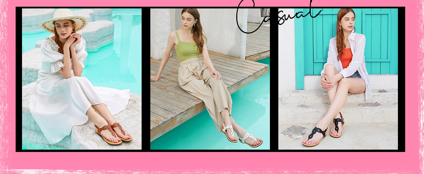 sandals for women casual summer