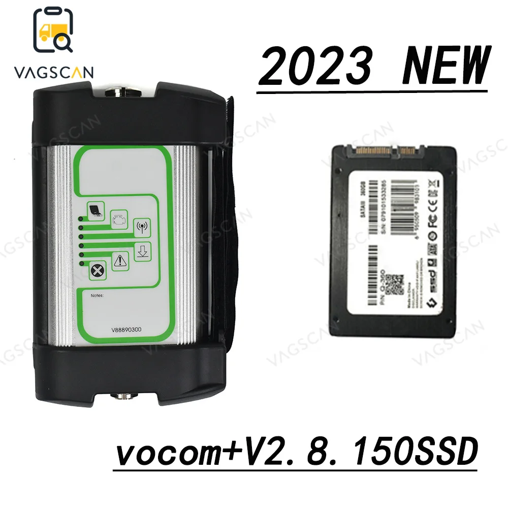 

Диагностический сканер для грузовиков с интерфейсом Vocom 2023, Wi-Fi, USB, для ноутбука UD/Mack/ V-olvo/Renault CF19