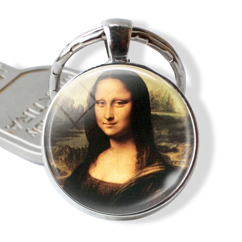 Moda Fai Da Te Mona Lisa Gioielli Portachiavi Anello Placcato Argento Mona Lisa Regalo Di Capodanno Miglior Compleanno Per Donna Per Uomo Regalo