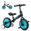 UBRAVOO Fit 'n Joy Beginner Toddler Training Bicycle for Boys Girls 2-4, 4-in-1 Kids Balance Bike with Pedals & Training Wheels 1
