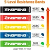 Resistance Exercise Loop Bands Set Workout Bands for Women and Men Stretch Bands 5 Different Resistance Levels for Booty Legs 3
