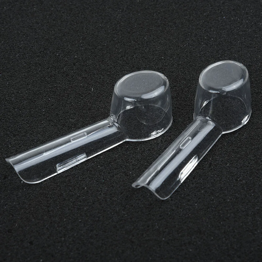 

Transparent Electric Toothbrush Head Cover Food Grade PC Dustproof Cover Protective Case 6x2x2cm For Braun Oral-B