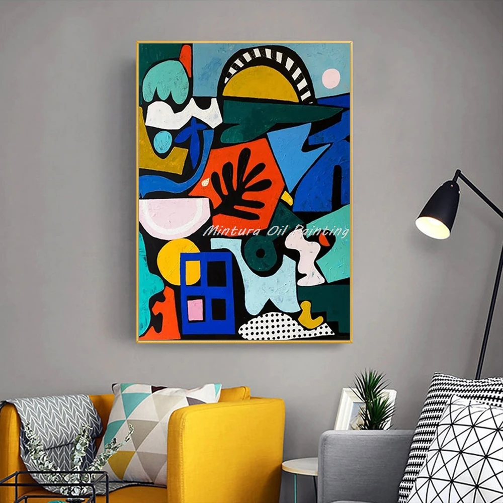 Large Abstract Acrylic Painting 4