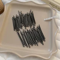 Multi-style Solid Black Hair Clips Set Bobby Pins for Women Simple Fashion Wave Hair Pins Side Hairgrip Hairstyle Accessories - Image 3