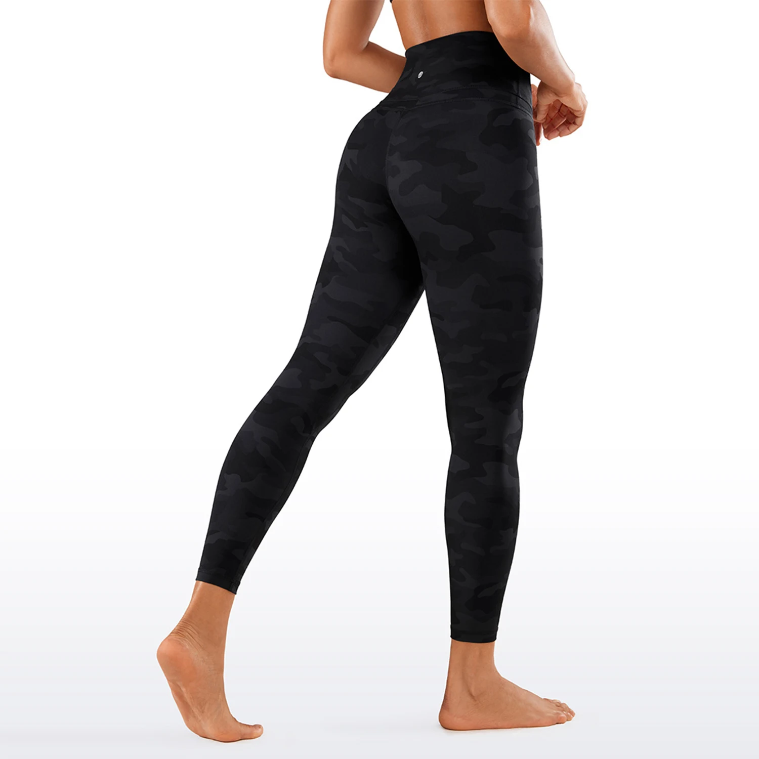 Crz yoga feminino nu sentimento alto-rise apertado calças de yoga workout  fitness leggings com alta elasticidade-25 polegadas - AliExpress