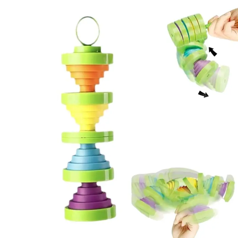 

Carrot Tower Stackable Toy Montessori Toys For Kids Children Carrot Tower Fidget Stacking Toy Interactive Educational Gift