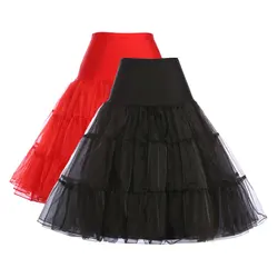 50s Petticoat Skirt Rockabilly Dress Crinoline Tutu Underskirts for Women