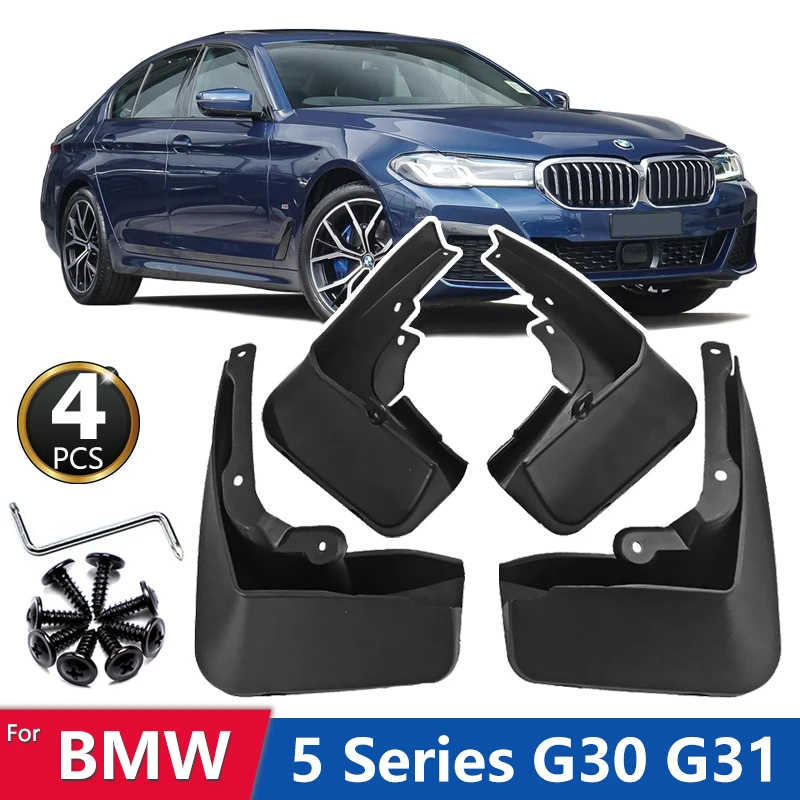 

Mudflaps For BMW 5 Series G30 G31 2017 2018 2019 2020 2021 2022 2023 Mudguards Splash Guards Mud Flaps Fender Car Accessories