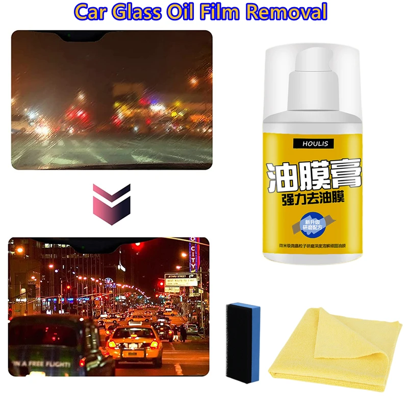 100mlCarGlassCleanerGlassOilFilmRemoverPasterAutoWindshield