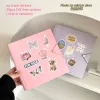 MINKYS Kawaii D Shape Ring 3 inch Kpop Photo Card Binder Large Capacity Idol Photocard Album Photocards Collect Book 5