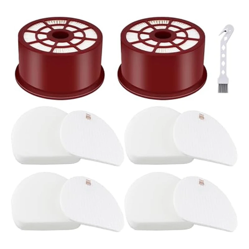 

Вертикальный фильтр для Shark Rotator, прочный пылесос NV400 NV401 NV402 NVC400C NV400, 2 HEPA-фильтра, 4 пенопласта и войлока