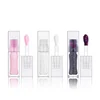 3-color Private Label Color-changing Lip Oil Custom Logo 6ml Transparent Square Tube Pearlescent Clear Lipgloss Makeup Wholesale 1