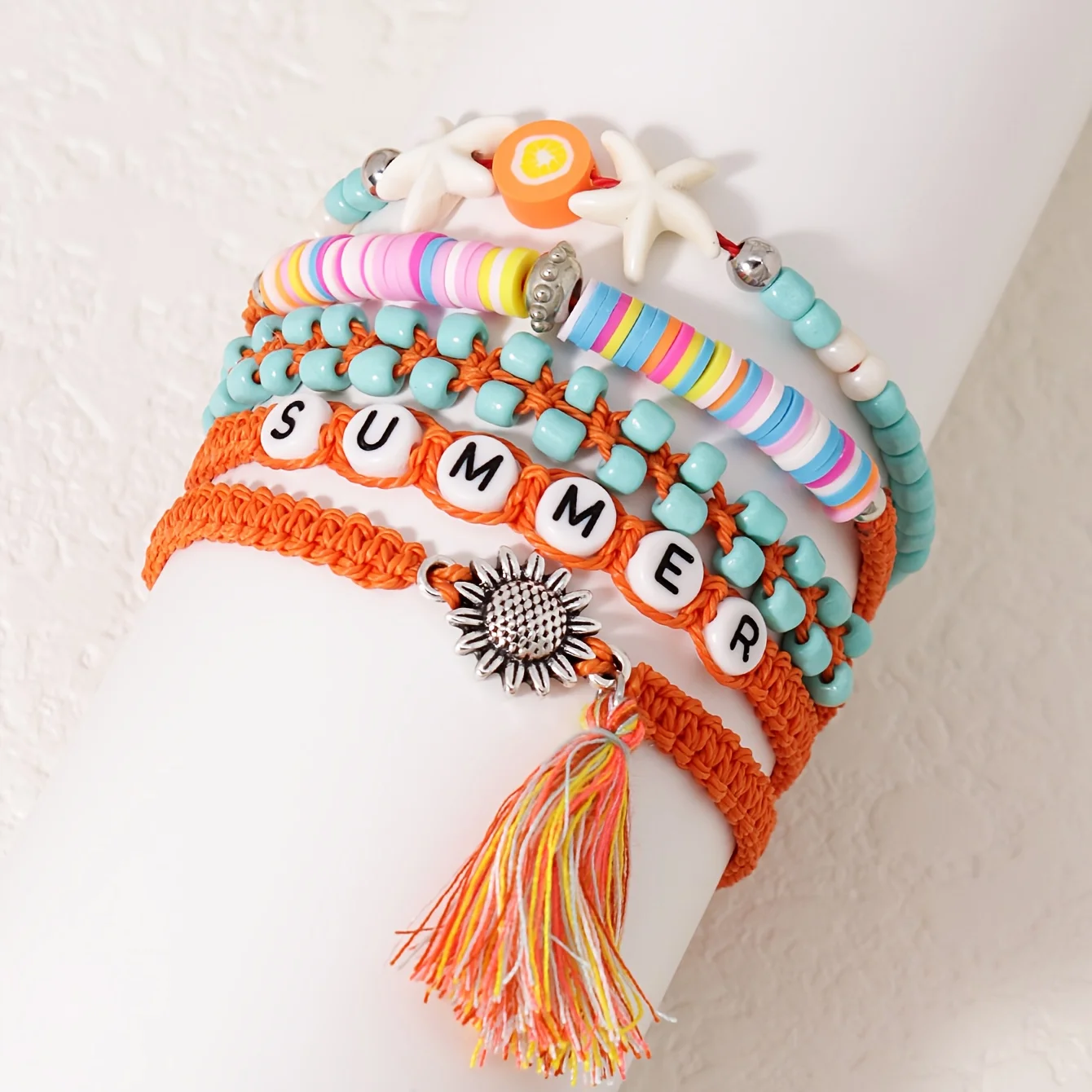 Women Bohemian Multi-Layer Bracelet Set