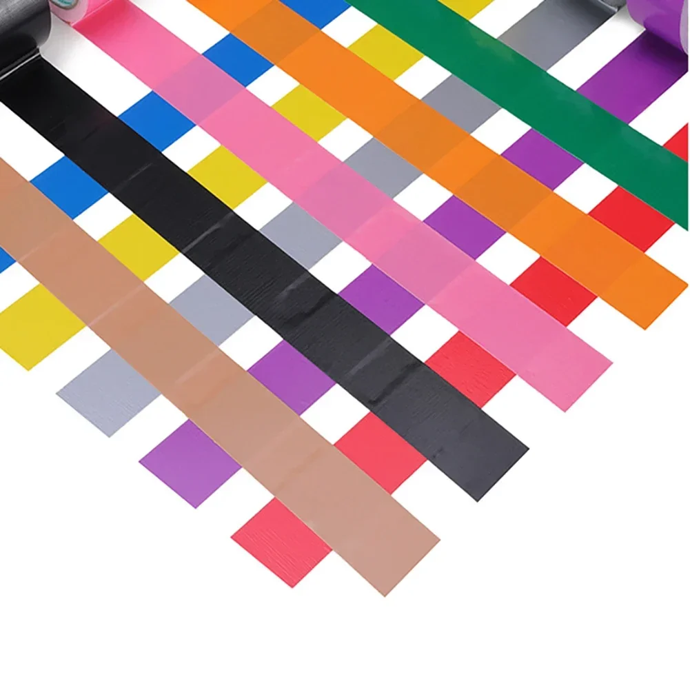 10 m regenbogenfarbenes Klebeband, verdickt keine Rückstände, leicht von Hand zu reißen, schweres, wasserfestes Klebeband für DIY-Kunstverpackungs-Codierung – Detail 3
