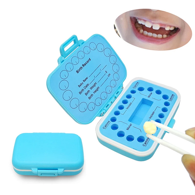 Baby Teeth Keepsake Box PP Tooth Fairy Boxes Kids Tooth Storage Holder Organizer Cute Children Tooth Fetal Hair Container baby tooth box with lanugo bottle resin kids baby teeth keepsake organizer cute children tooth container memory box