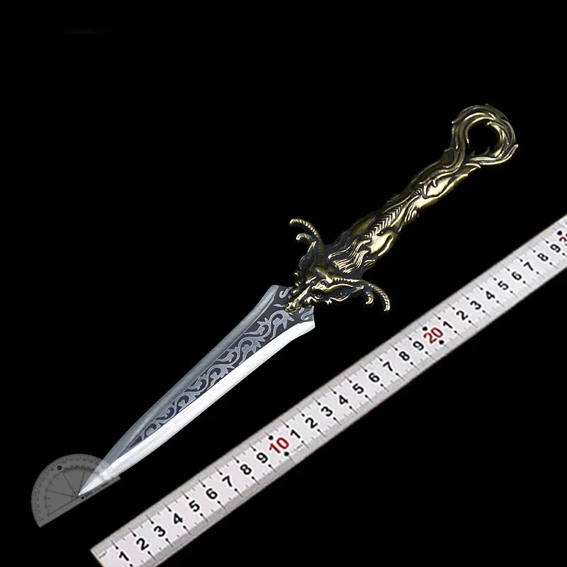 Pure Copper Dragon Horn Tea Needle Tea Knife Chinese Accessories Folding Prying Cake Brewing Tools Kung Fu Set