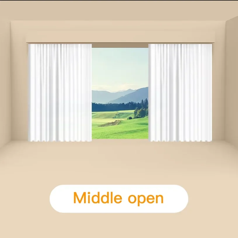 Open from the middle