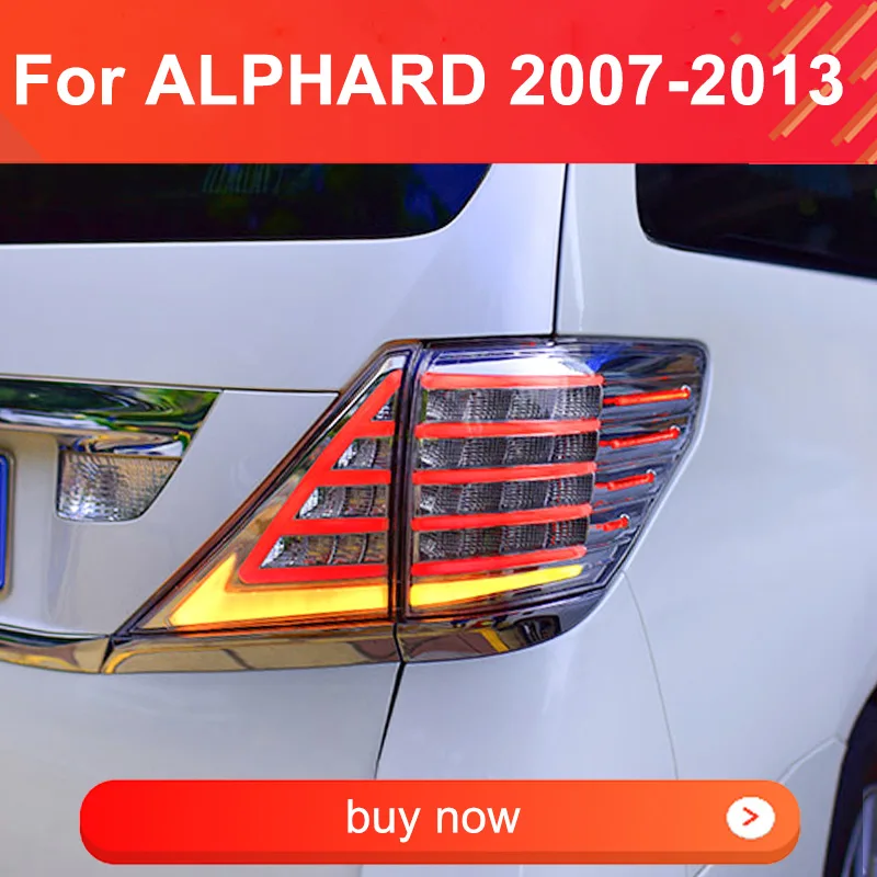 

Задний фонарь для Toyota, задний фонарь для Toyota Alpha 2007-2013, задний фонарь, вилка и игра, задний фонарь с динамическим поворотным тормозом, задний фонарь, 1 пара