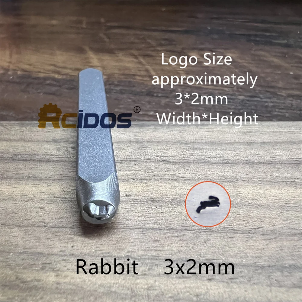 Metal Stamping Tool 1PCS Deer/Wolf/Squirrel/Rabbit/Solid Foot Design for DIY Bracelet Marks Die Mold