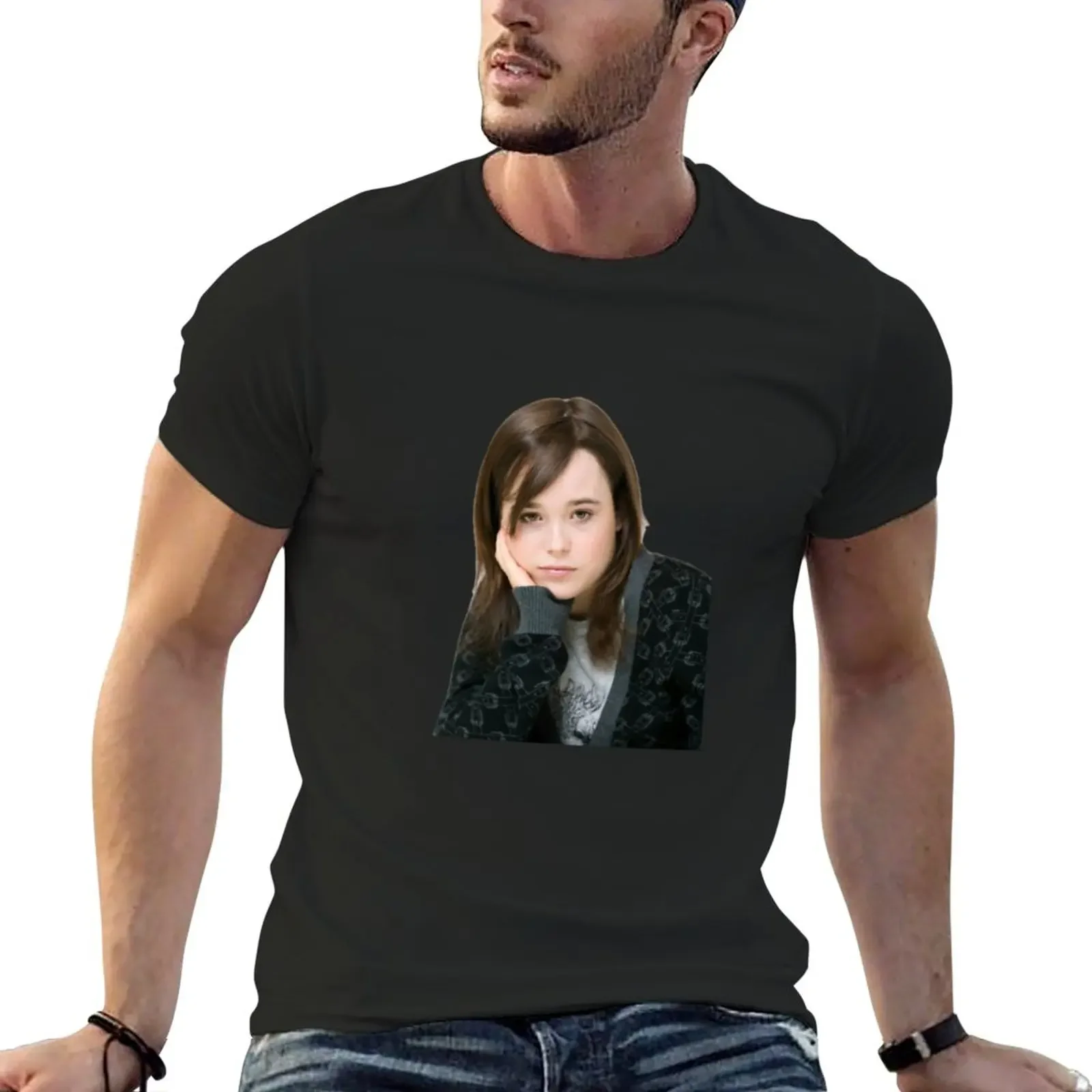 

Ellen Page T-Shirt aesthetic clothes graphics sports fans mens graphic t-shirts pack