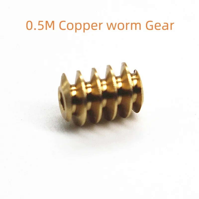 Motor Gear Transmission Gear Electric Bike Gear Cassette Deck Tape Gear Electric Chain Saw Gear 2PCS/LOT JGY370 Self-locking Turbine,Worm motor parts,0.5M Copper worm Gear, slow motor worm gear