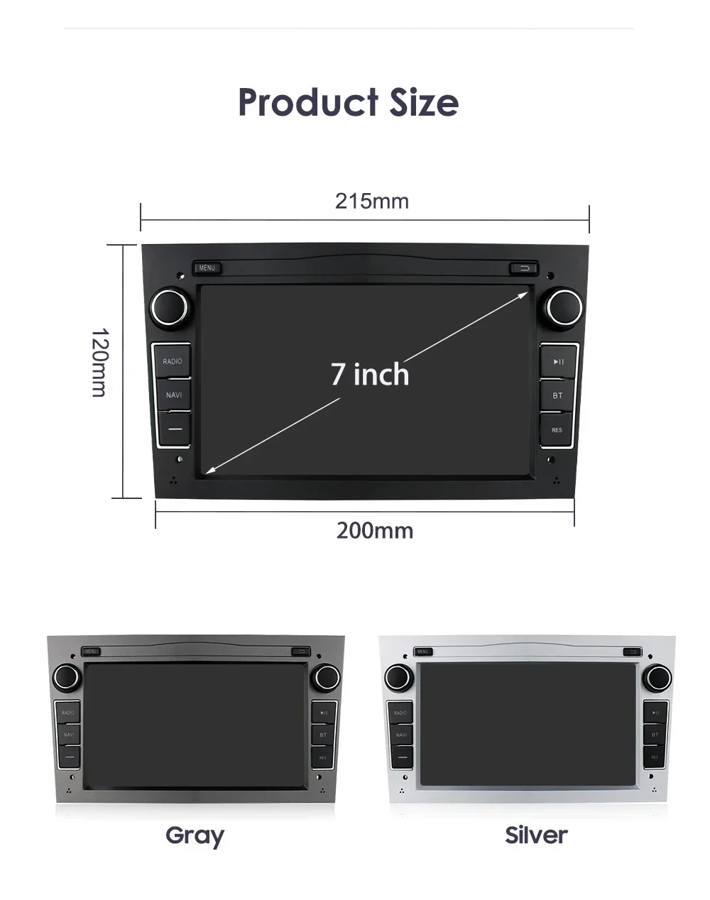 Radio para coche Hizpo Android para Opel Astra H G J Zafira B Corsa C D Antara Vectra Vivaro CarPlay SWC RDS DSP 4G BT WiFi Auto GPS Navi Pantalla de 7 pulgadas 5
