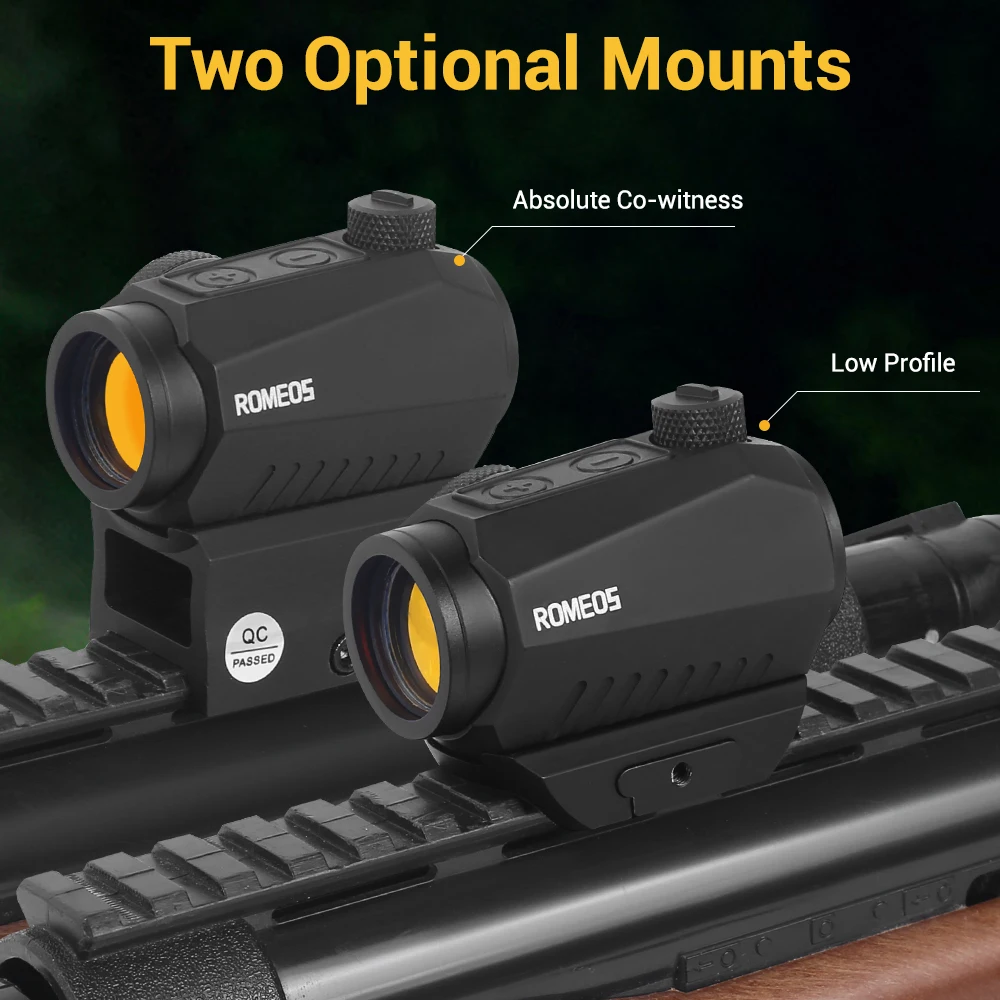 Motion Awake Red Dot Sight 20mm Rail Rifle Scope 2 MOA Compact Riflescope Hunting Optics Weapon Gun Accessories for Shooting