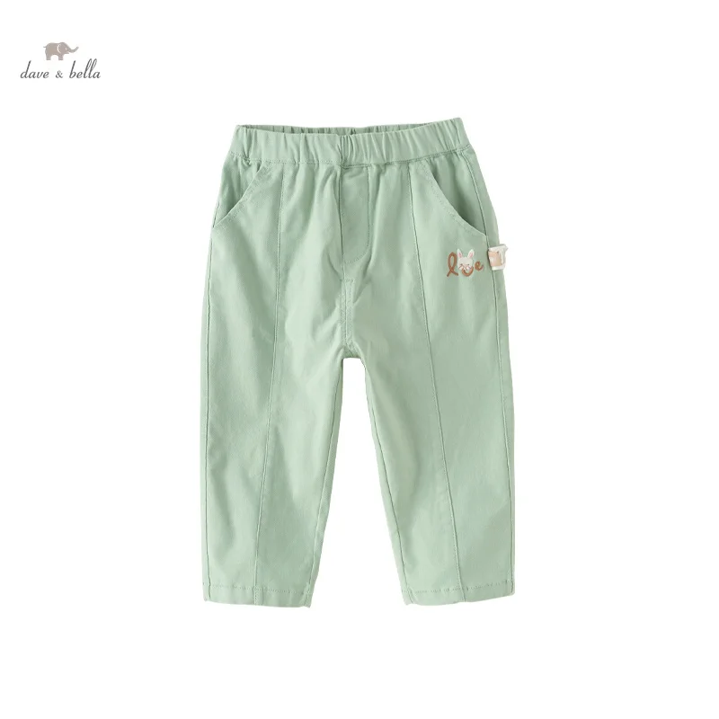 Children Girls Pants Spring Casual Straight Pants