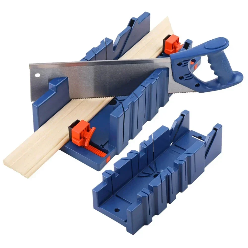 45 90 Degree Woodworking Clamping Mitre Box Diagonal Saw Cabinet Saw Box Angle Oblique Cutting Groove Power Tools