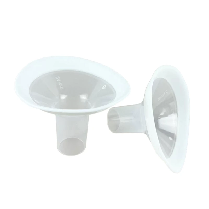 Breast Flange Set Breast Feeding Shield Narrow Connector Silicone Flange Insert Valves Feeding Accessories