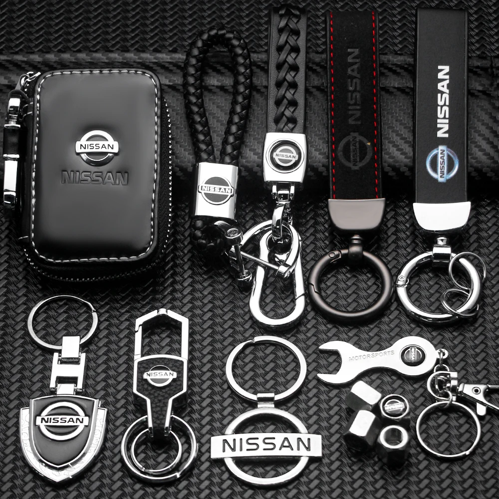 3D Alloy Car Styling Keychain for Nissan Qashqai Nismo Tiida Teana