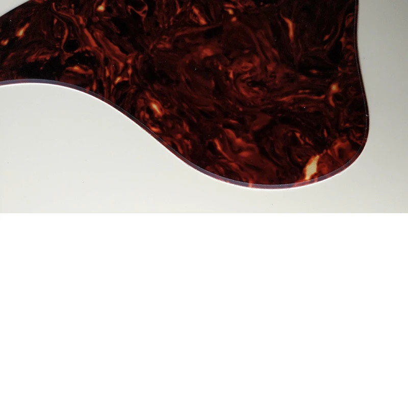 Pleroo Guitar Pickgaurd-Great For J45 Acoustic Guitar Pickguard Teardrop Shape Brown Tortoise guitar pickguard