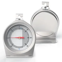 Stainless Steel Mini Refrigerator Thermometer Temperature Sensor DIAL High Accuracy Refrigerator Freezer Home Use Restaurant Use 1