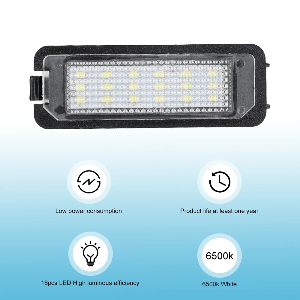 LED ȣ ̼   ȣ , VW  5 6 7 ĻƮ B6 CC B7  Ʋ ڵ ׼, 12V, 2 