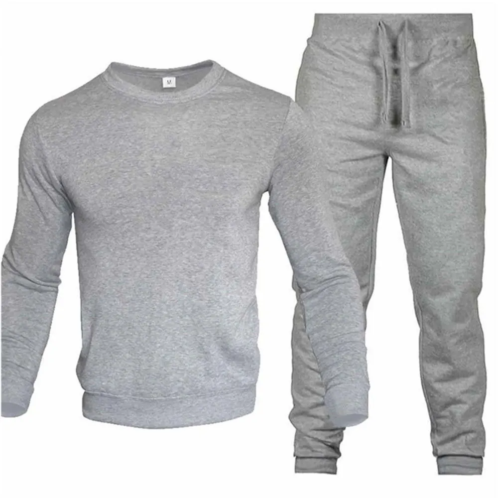 Men's Tracksuit Spring Autumn Casual Hoodies + Pants Set Sports Jogger Suit Women's Hooded Sportswear Loose Streetwear