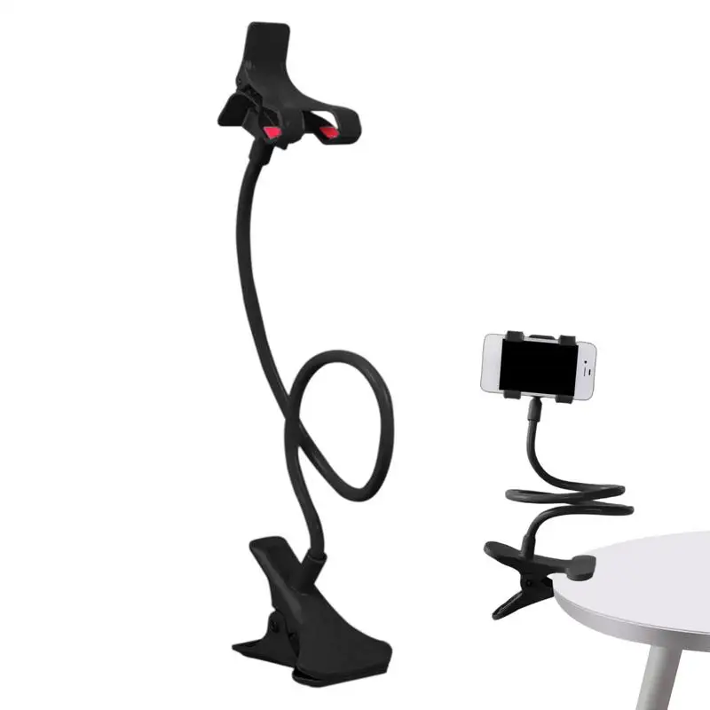 Universal Lazy Bracket Mobile Phone Holder Gooseneck Phone Holder Flexible Lazy Arm Phone Mount Versatile Long Arm Clip Clamp