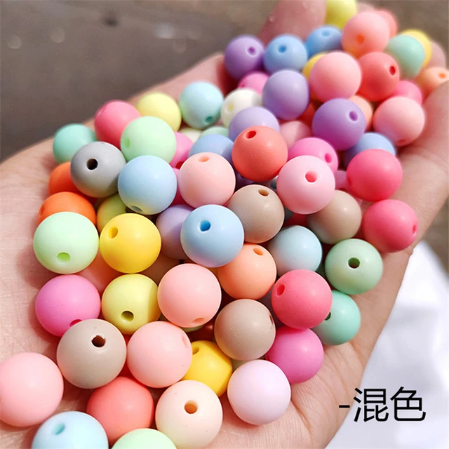 New Spring Pastel Colors Solid Round Gumball Beads 6mm 8mm 10mm