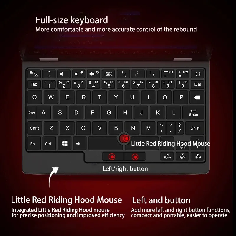 7inch Intel N4000 Mini Laptop Touchscreen Original Handwriting 12GB RAM 2TB SSD DDR4 Metal HD Camera 1280*800 Screen Notebook 2