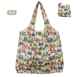 Eco - Friendly Reusable Foldable Shopping Tote, Large Heavy - Duty Washable Cloth Bag (20)