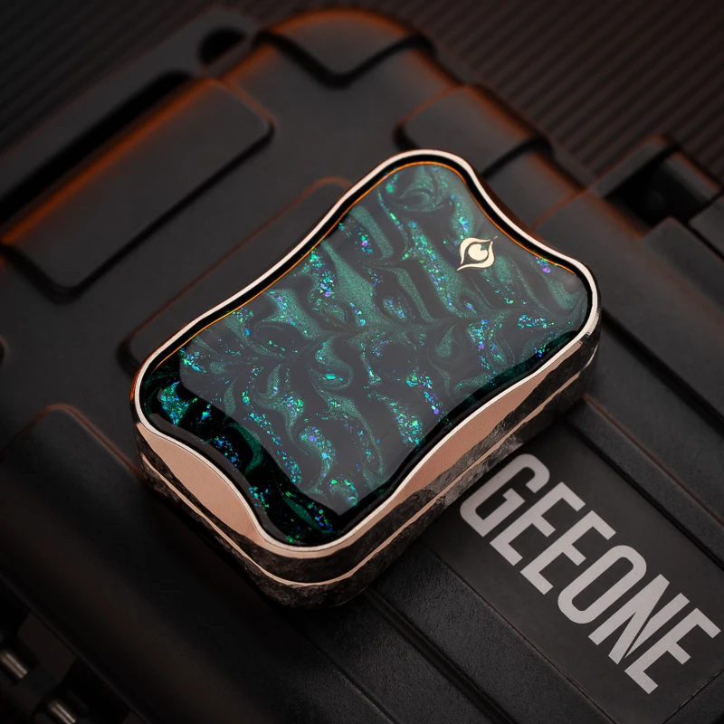 ピーコックオーラサンドフローティングフィジェットスライダー金属