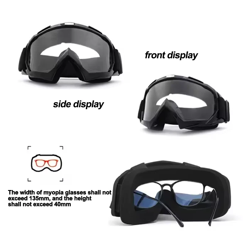 Large Frame Skiing Goggles Multicolor Winter Cycling Motorcycle Windproof Anti-Glare Glasses Outdoor Sports Tactical Goggles 5