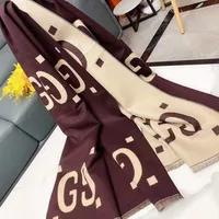 Double-Sided Woolen Scarf for Women Christmas Gift Shoulder Wrap Versatile Warm Neck Warmer Fashionable Business Casual Style