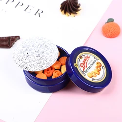 1/12 Dollhouse Miniature Cookies Box Mini Chocolate Snacks Box Pretend Play Food for Doll House Kitchen Accessories